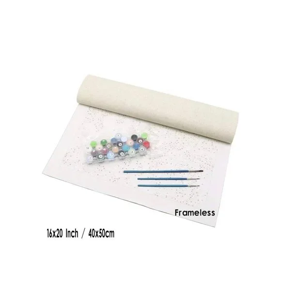 Paint by Numbers / Landscape View Adult Couple Drinking Time - Picture 4 of 6